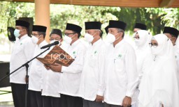 Wagub Jatim Ajak Pengurus Baru IPHI Sidoarjo Masa Bhakti 2021 - 2026 Dukung Penerapan Protokol Kesehatan