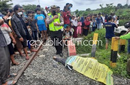 Nyebrang, Ibu Rumah Tangga Asal Durungbanjar Tewas Tertabrak KA Jenggala di Perlintasan Durungbedug
