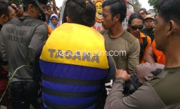 Bocah Tenggelam di Sungai Buntung Taman Selamatkan Sandal Ditemukan Tak Jauh dari Lokasi Hanyut