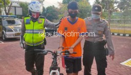 Curi Sepeda Onthel, Arek Simo Surabaya Diringkus Petugas Polsek Lakarsantri Temannya Kabur