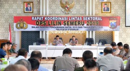 Polresta Sidoarjo Gelar Rakor Lintas Sektoral Pengamanan Natal 2019 dan Tahun Baru 2020