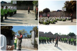 Ratusan Pelajar SMP Hasyim Asyari Digembleng PBB Dan Wasbang