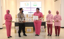 Satu Truk Logistik Polres Ponorogo Peduli Didistribusikan ke Korban Erupsi Gunung Semeru Di Lumajang