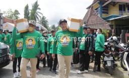 PKB Sidoarjo Kirim Bansos dan Relawan Trauma Healing Untuk Korban Erupsi Gunung Semeru di Lumajang