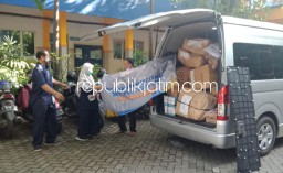 Lazismu Smamda Sidoarjo Kirim Bantuan untuk Korban Erupsi Gunung Semeru di Lumajang