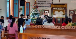 Sebelum Hingga Sesudah Misa Natal di Sidoarjo Berlangsung Aman dan Lancar