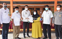 Wabup Sidoarjo Beri Santunan Keluarga Almarhum Tukiman yang Meninggal di Rumah Sakit dan Tak Bisa Dipulangkan