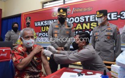 Vaksinasi Booster di Wilayah Sidoarjo Mulai Digencarkan untuk Kalangan Lansia