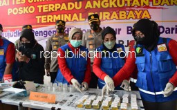 Arus Balik Lebaran, Sopir dan Kondektur Bus Dites Urine di Terminal Bungurasih