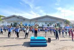 Anggaran Tersedot Katastropik Rp 17,9 Triliun, BPJS Kesehatan Gelar Senam dan Donor Darah Massal di 5.400 Titik