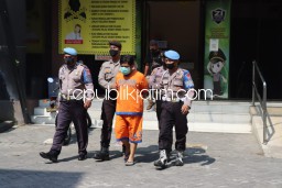 Ditangkap di Yogyakarta, Pelarian Pembunuh Wanita Cantik Istri Siri di Sugihwaras Berakhir Ditahan Polresta Sidoarjo