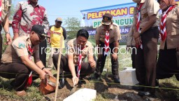 Peletakan Batu Pertama, Bumi Perkemahan Tanjekwagir Krembung Segera Dilengkapi Musala
