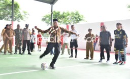 Resmikan Gedung Serbaguna Kenongo, Gus Muhdlor Minta Kades Jalin Komunikasi Dengan Pemerintah Daerah