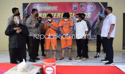 Emosi Lempar Batu, Hajar dan Ambil HP Korban, 2 Pemuda Tersangka Pengeroyokan Diringkus Polisi Sidoarjo