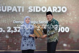 Pemkab Sidoarjo Raih Penghargaan Penyalur KUR Terbaik Peringkat I se Jatim