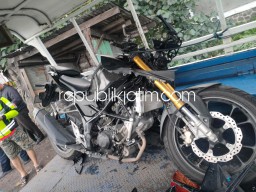 Pengendara Moge Asal Ponorogo Meninggal Usai Tabrak Truk Trailer Keluar Pabrik di Jalur Surabaya - Mojokerto