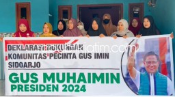 Emak-Emak di Sidoarjo Konsisten, Solid dan Setia Dukung Gus Muhaimin Maju Capres 2024