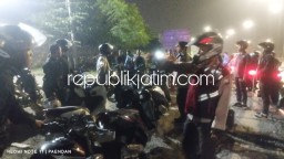 Amankan Puluhan Motor Beserta Jokinya, Polisi Gerebek Balap Liar di Bypass Krian - Balongbendo