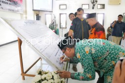 Deklarasi Pemilu Tahun 2024 di Kodim 0816 Sidoarjo, Ajak Semua Jalankan Pesta Demokrasi 5 Tahunan Aman dan Damai