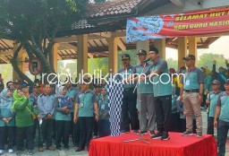 HUT ke 78 PGRI dan Hari Guru Nasional 2023 di Sidoarjo, Diperingati Jalan Sehat Bareng Gus Muhdlor