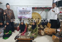 Program Bantuan Sinergitas Kemensos RI dan BNPT di Sidoarjo Dimanfaatkan untuk Pembelian Seperangkat Gamelan