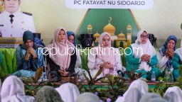 Malam Nisfu Syaban, Ning Sasha Bersama Yatim Piatu dan Fatayat Doakan Sidoarjo Lebih Baik
