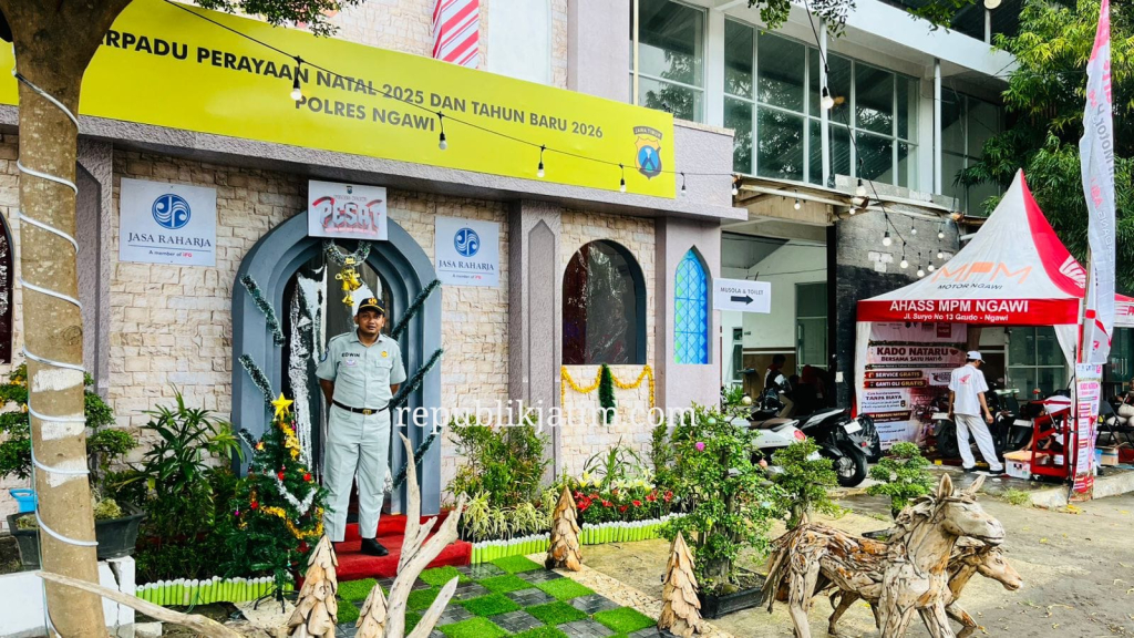 Pos Nataru Mantingan sediakan servis ganti oli gratis hingga ruang bermain anak