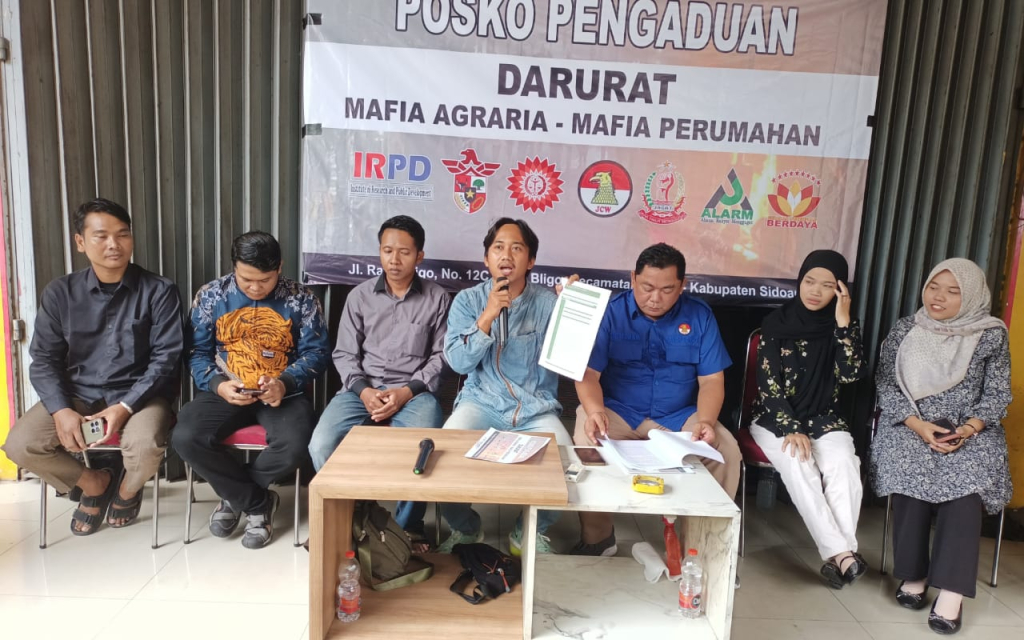 Hukum dan Kriminal Viral Dugaan Invetasi Properti Rp 28 Miliar, 7 Lembaga di Sidoarjo Buka Posko Pengaduan Mafia Agraria dan Perumahan