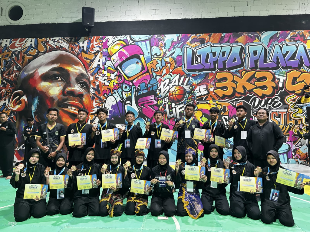 PANEN JUARA - Pagar Nusa (PN) SMK Plus NU Sidoarjo (Skanusda) panin juara pada dalam kejuaraan TAMAF Cup 2026 tercatat 16 atlet PN SMK Plus NU Sidoarjo berhasil membawa medali mulai perunggu hingga emas kemarin.