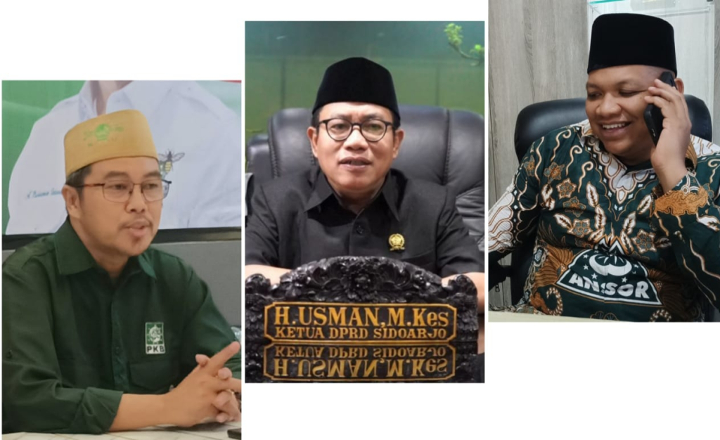 CALON - Sebanyak tiga kader loyalis dan tegak lurus atas perintah pantai menjadi bakal calon kuat yang diusulkan di jajaran internal PKB yakni H Abdillah Nasih, H Usman M Kes dan H Rizza Ali Faizin yang dipastikan bakal diusulkan di Muscab PKB Sidoarjo.