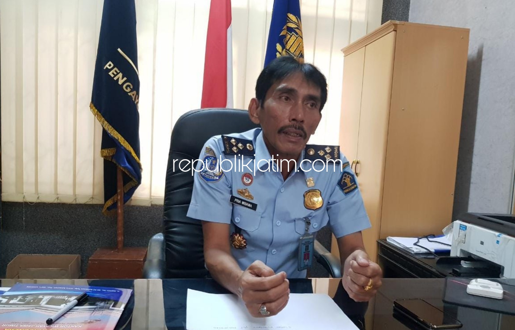 Kepala Divisi Keimigrasian Kanwil Kemenkumham Jatim, Pria Wibawa 