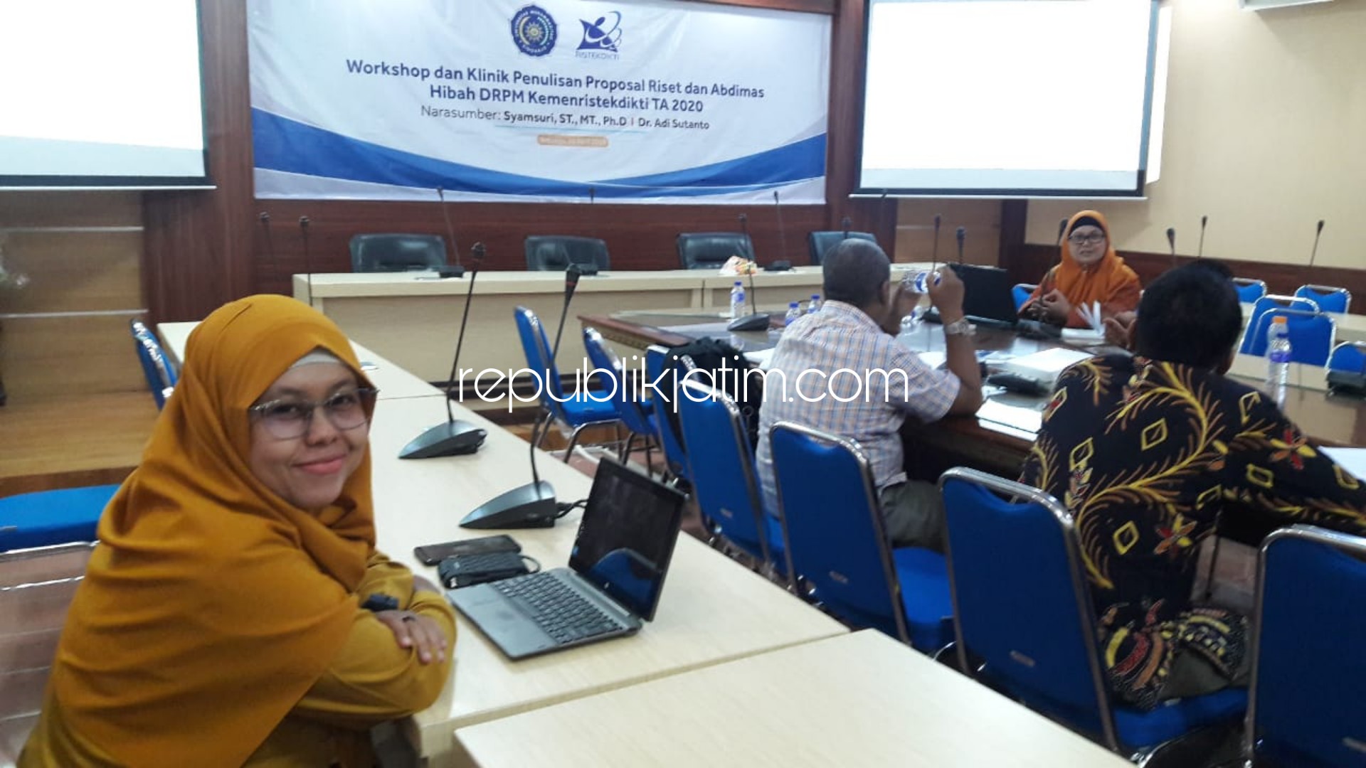 Ketua PKM Taman Baca Kecamatan Tulangan, Paramitha Amelia Kusumawardi