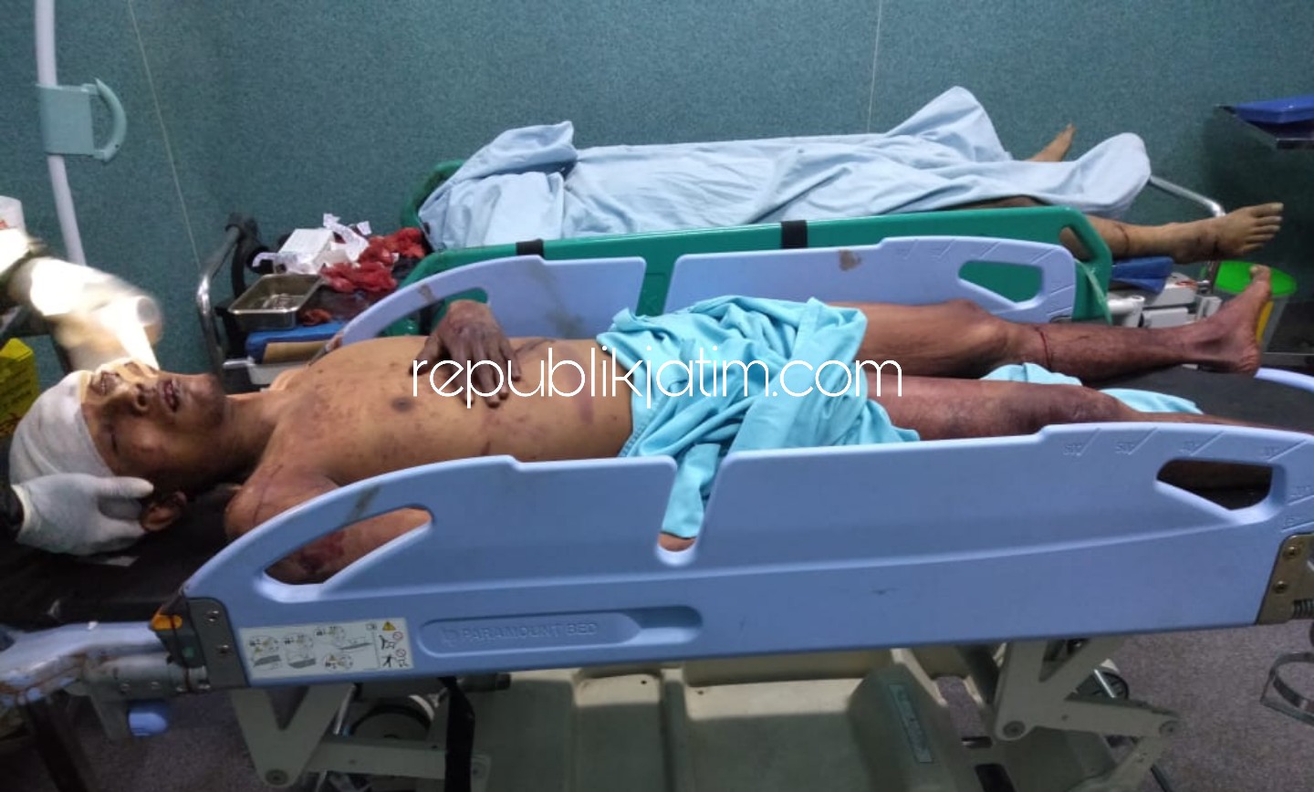 TEWAS - Seorang jambret HP, Doni Irawan (24) warga Dusun Kemiri, Desa Pangkemiri tewas dan rekannya Dedi Purwanto (26) warga Desa Kedondong, Kecamatan Tulangan kritis dirawat di Rumah Sakit Pusdik Gasum Porong, Minggu (10/05/2020) malam.