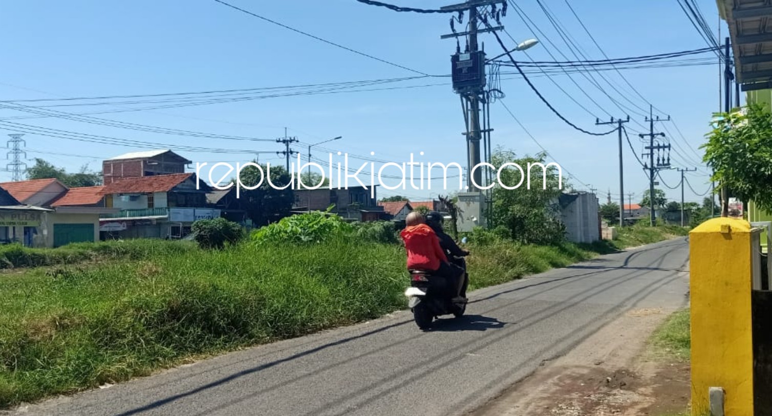 TKP - Tempat Kejadian Perkara (TKP) korban, Budi yang dirampas motor dan Hand Phone (HP)nya, Senin (18/05/2020).