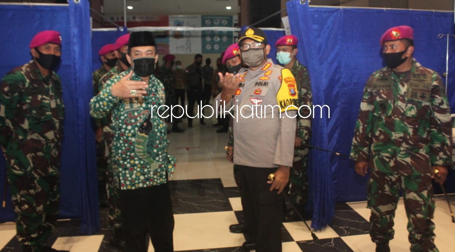 LAUNCHING - Ketua Gugus Tugas Penanganan Covid-19, Nur Ahmad Syaifuddin melaunching Mal Pelayanan Publik (MPP) sebagai tempat isolasi Orang Tanpa Gejala (OTG) Covid-19, Kamis (11/06/2020).