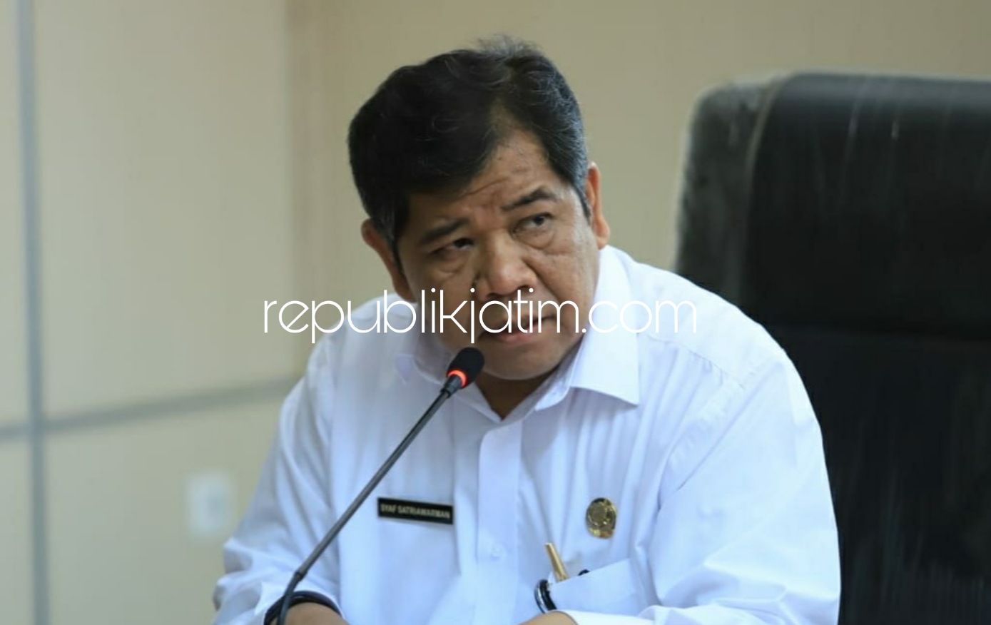 Kepala Dinas Kesehatan (Dinkes) Pemkab Sidoarjo, drg Syaf Satriawarman