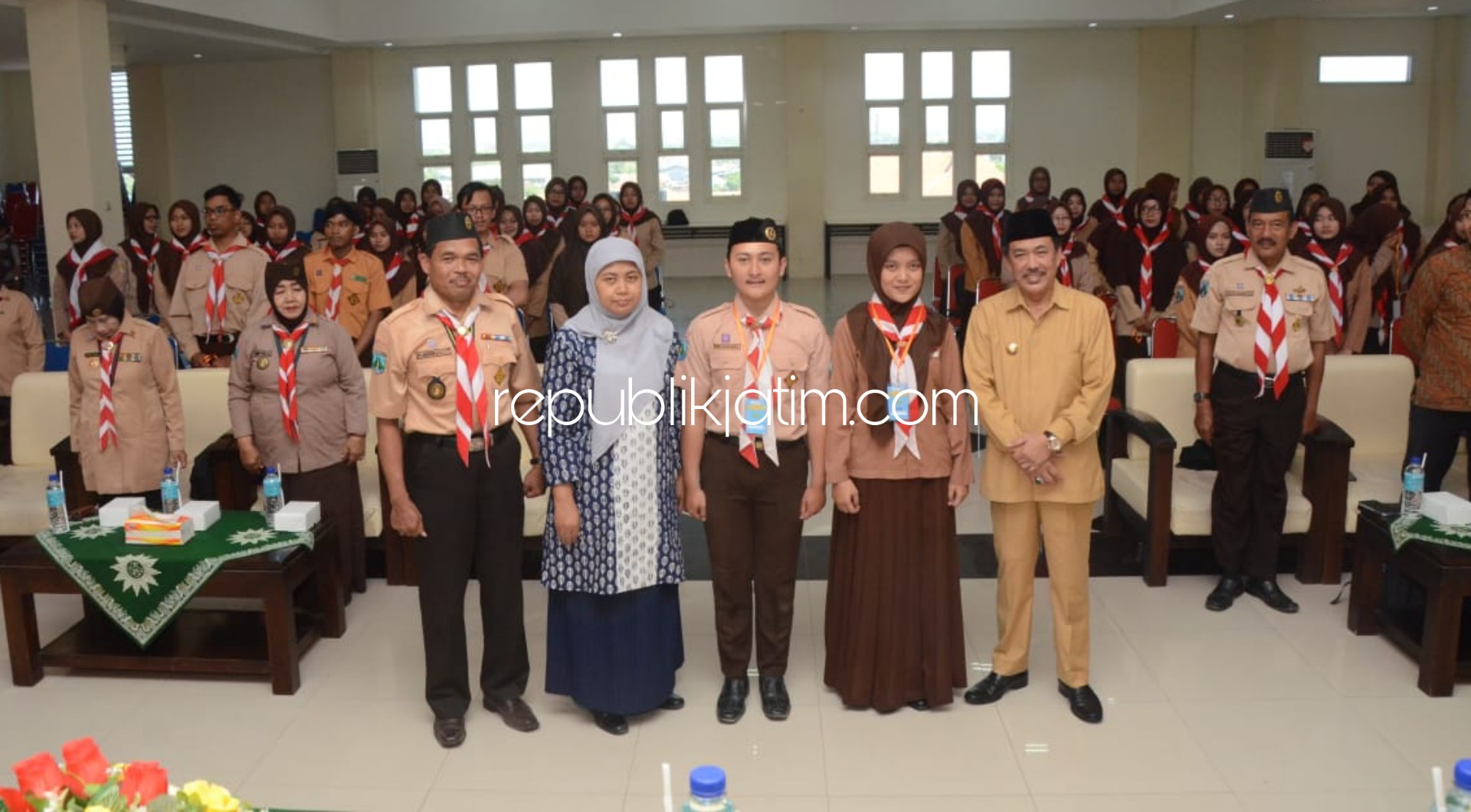 PELATIHAN - Wabup Sidoarjo, Nur Ahmad Syaifuddin membuka acara Kursus Mahir Tingkat Dasar (KMD) 2019 di Umsida, Senin (19/08/2019).