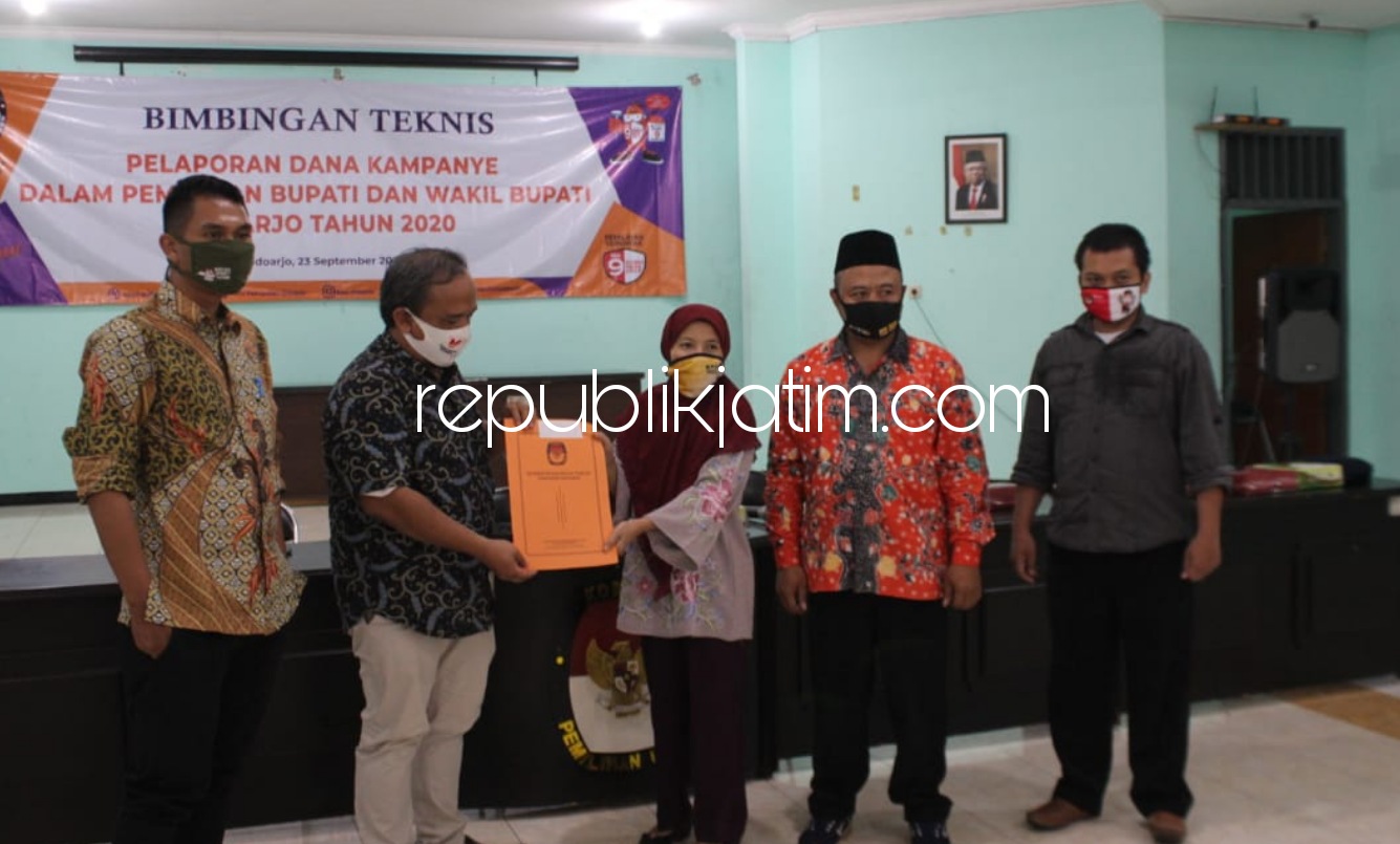 PENETAPAN - KPU Sidoarjo menetapkan dua Paslon Bupati dan Wakil Bupati Sidoarjo yakni Bambang Haryo Soekartono (BHS) - M Taufiqulbar dan Ahmad Muhdlor Ali (Gus Muhdlor) - Subandi yang dinyatakan memenuhi tahapan, Rabu (23/09/2020).