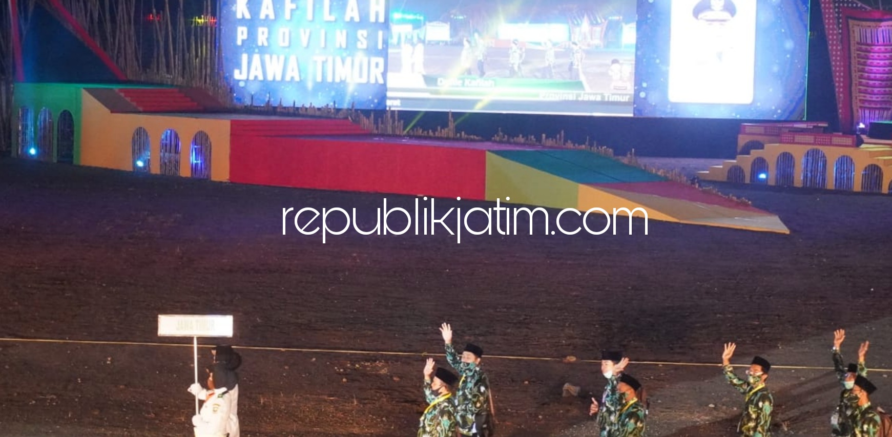 OPTIMIS - Kafilah Sidoarjo optimis bisa mendongkrak Jatim Juara Umum MTQN ke 28 di Padang, Sumbar, Sabtu (14/11/2020) malam. 