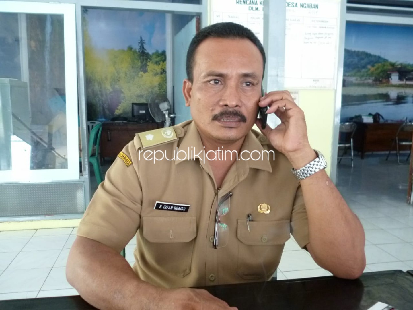 Kades Ngaban, Kecamatan Tanggulangin, Irfan Nurido 
