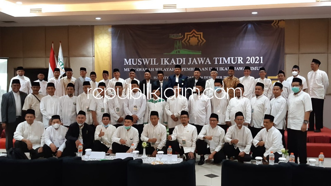 DAKWAH - Ketua Umum PW Ikadi Jatim periode 2021-2026, Dr KH M Baihaqi, Lc, MA memastikan bakal dakwah lewat medsos usai terpilih dalam Musyawarah Wilayah (Muswil) Ikadi Jawa Timur 2021 di Hotel The Suncity, Sidoarjo, Minggu (26/12/2021).