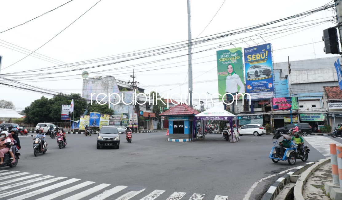 SAYEMBARA - Bupati Sidoarjo, Ahmad Muhdlor Ali membuat sayembara rencana pembangunan landmark kota yang ditempatkan di perempatan Babalayar Ramayana atau City Plaza (Ciplaz) Sidoarjo, Selasa (15/02/2022). 