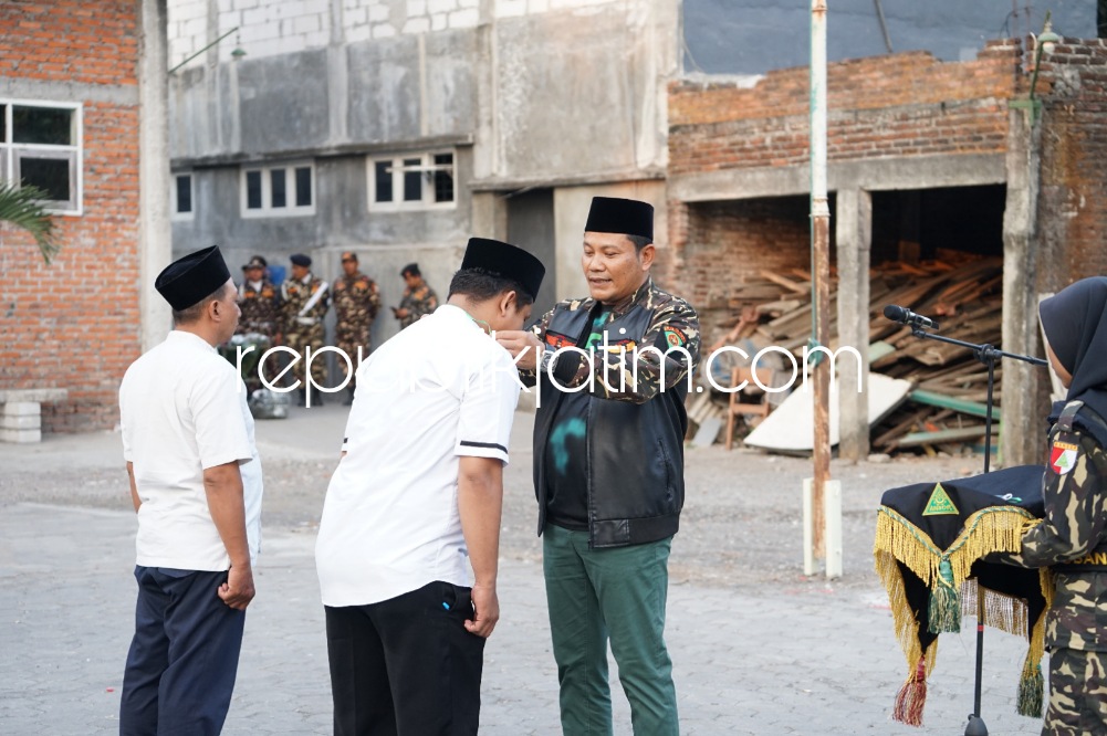 DIKLAT - Wabup Sidoarjo, Subandi menghadiri Pelatihan Kemampuan Dasar (PKD) ke- 21 dan Pendidikan Latihan Dasar (Diklatsar) ke 19 yang digelar GP Ansor di SMP NU Hasyim Asyàri Desa Pepe, Kecamatan Sedati, Jumat (15/09/2023) petang.