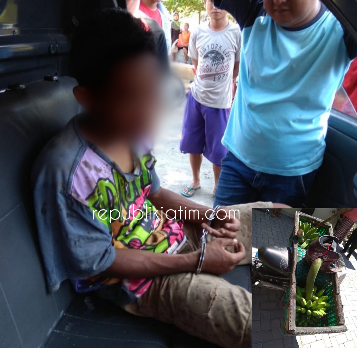 Remaja curi setandan pisang di area persawahan Desa Sirigan diamankan Polisi